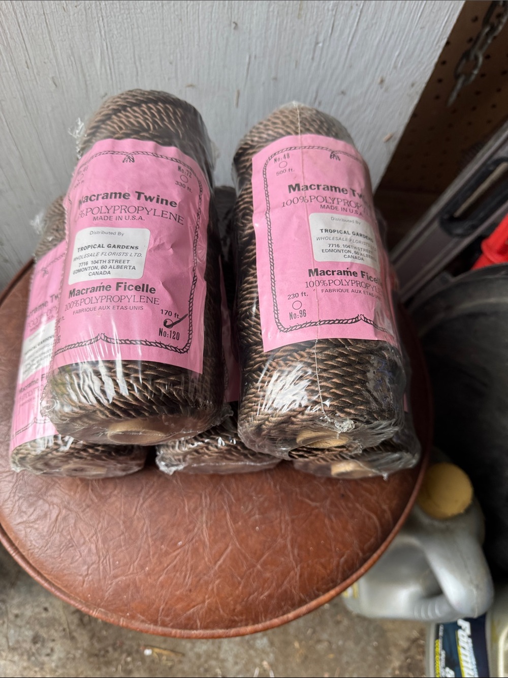 Macrame Twine 100% Polypropylene Brown -